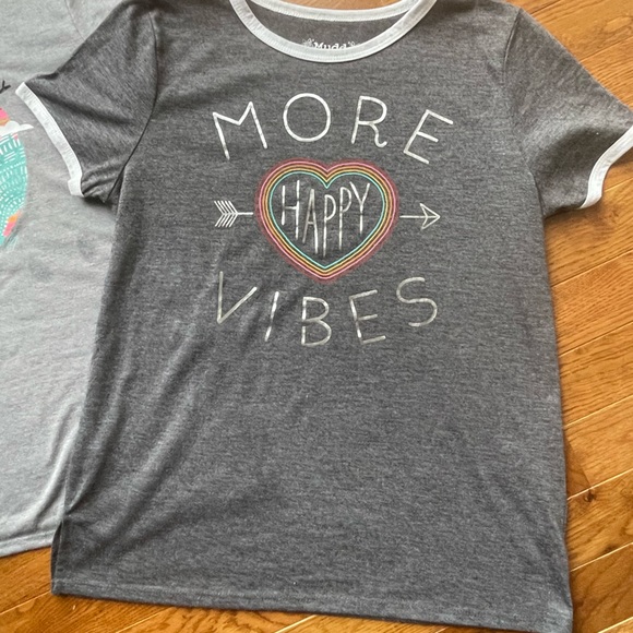 Girls Mudd Graphic Tees T-Shirts (set of 2, size XL/16) - Picture 2 of 9